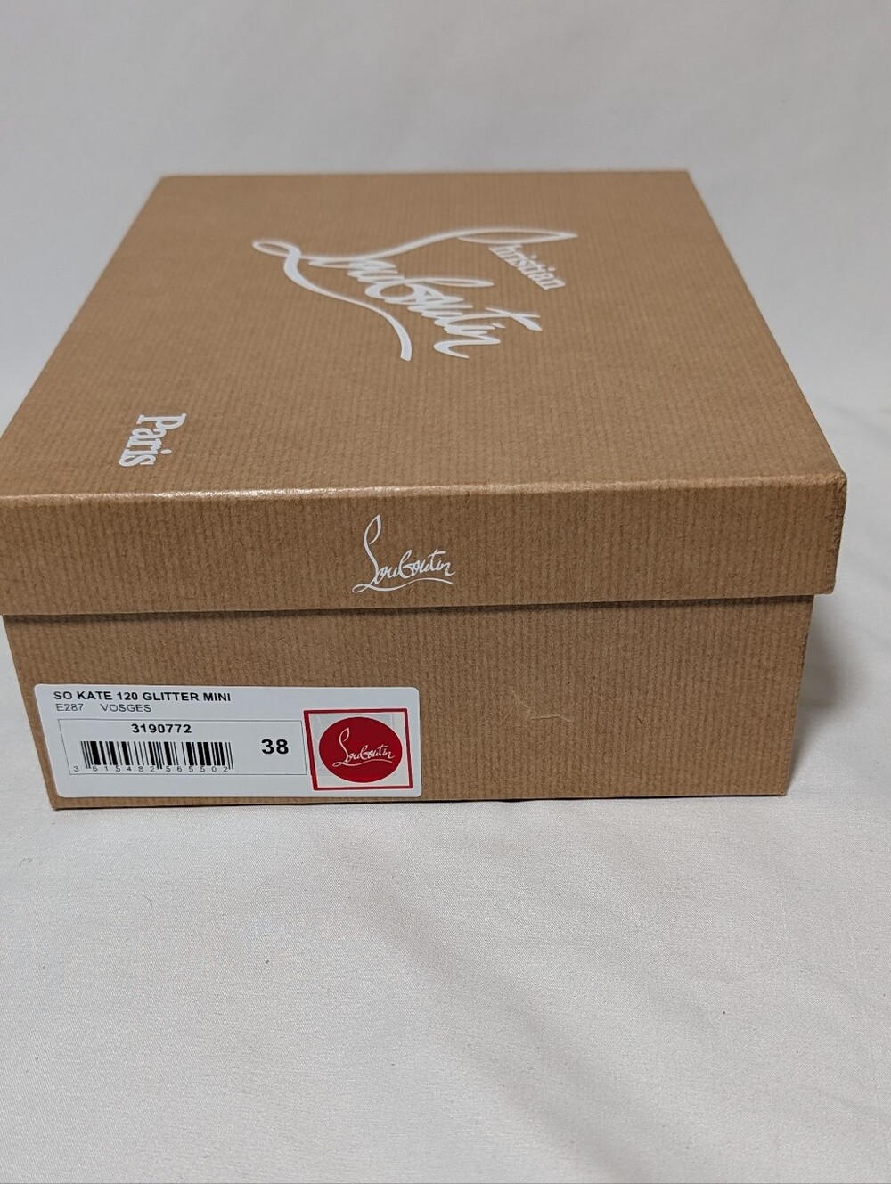 Christian Louboutin So Kate 120 Glitter Mini Pumps Size 38 - Picture 6 of 14